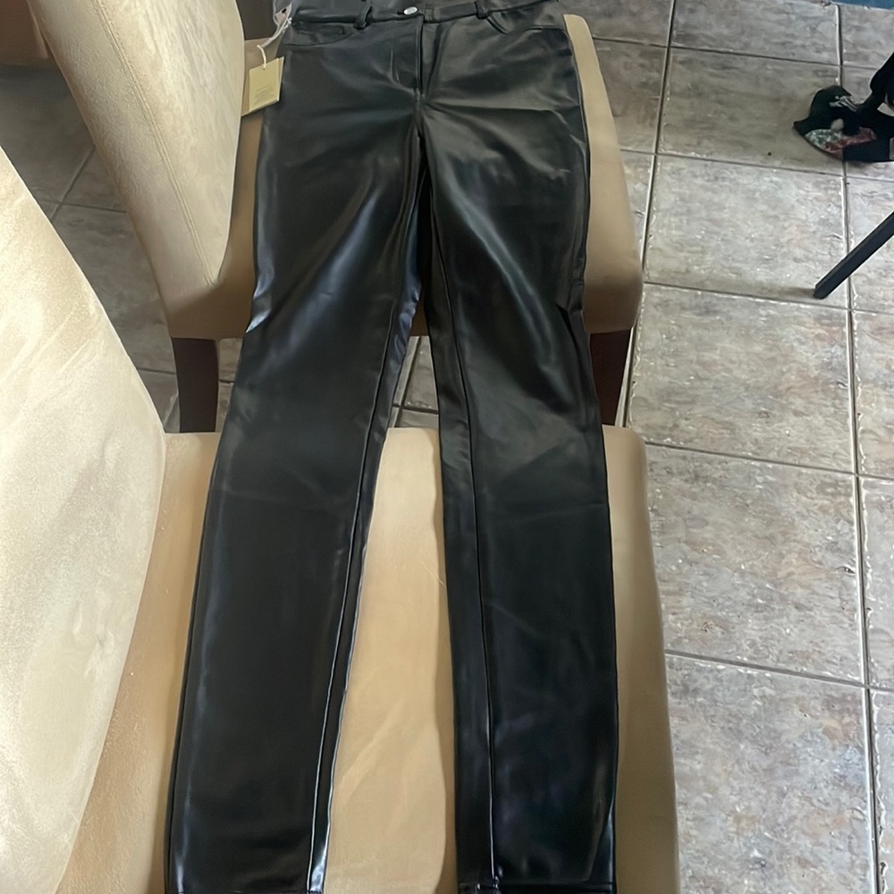 Wilfred free. Black Leather Pants
